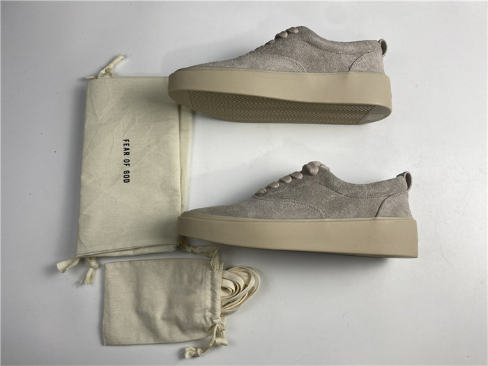 Fear of God 101 Lace Up Low Top Rough Suede Grey