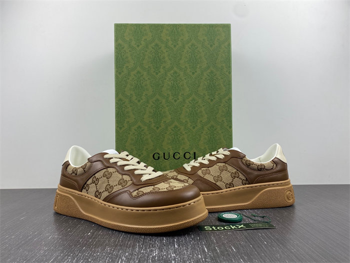 Gocci GG Sneaker GG Beige Ebony 675840 UPG20 2866