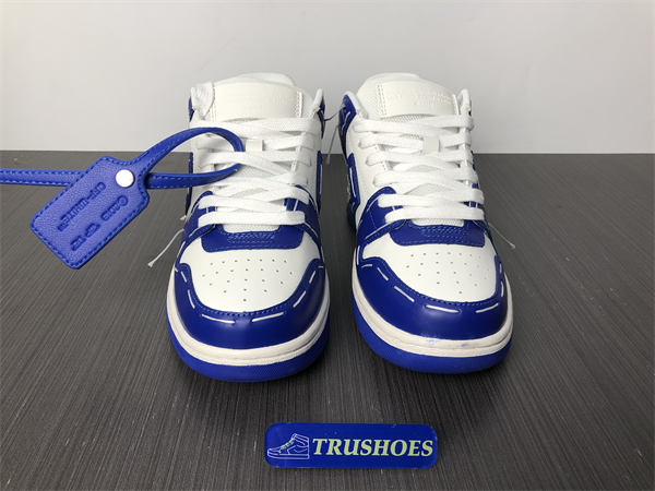 OFF-WHITE Out Of Office Sartorial Stitching White Dark Blue OMIA189S23LEA0140148