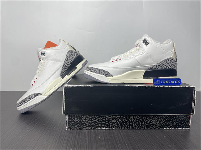 Air Jordan 3 White Cement Reimagined Shoes 2023 DN3707-100