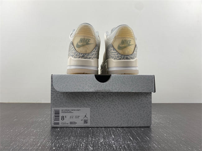 Air Jordan 3 Craft “Ivory” FJ9479-100